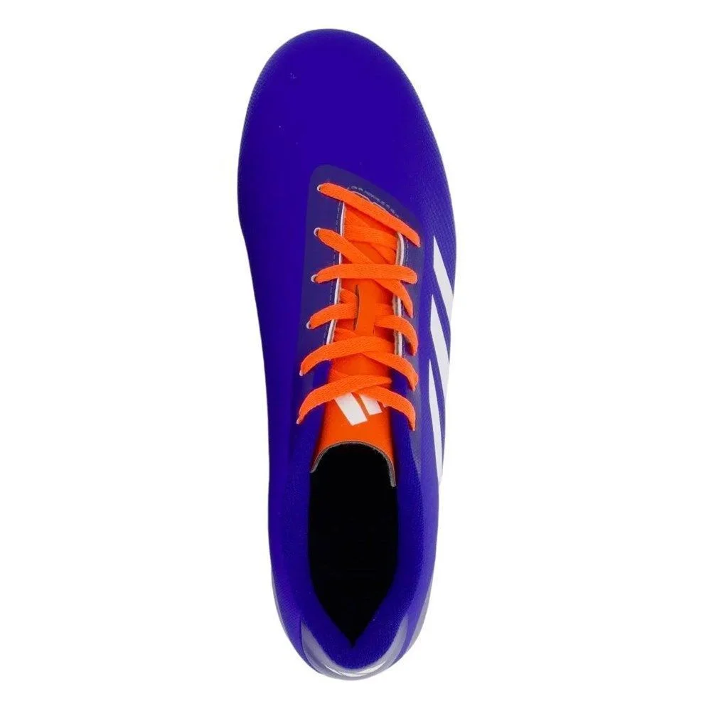 Chuteira Society Adidas Predator Artilheira 24 Azul/Laranja 3