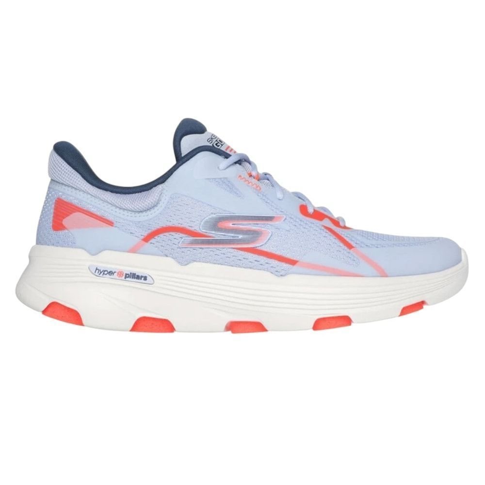 Tênis Skechers Go Run 7.0 Interval Feminino Azul/Laranja 1