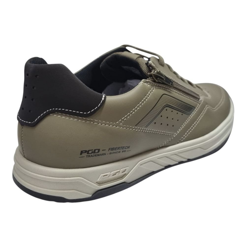 Sapatênis Pegada Oliver Masculino Bege 3