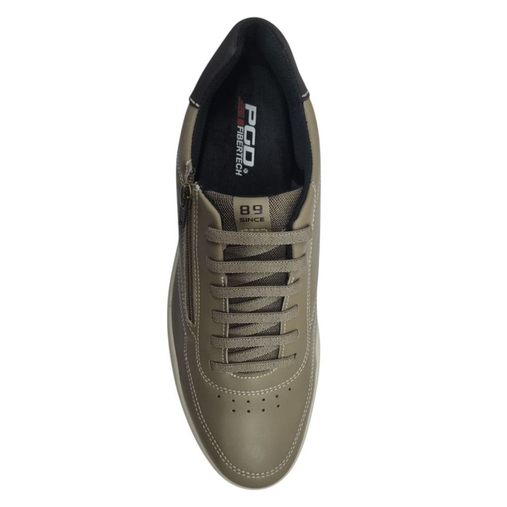 Sapatênis Pegada Oliver Masculino Bege 4