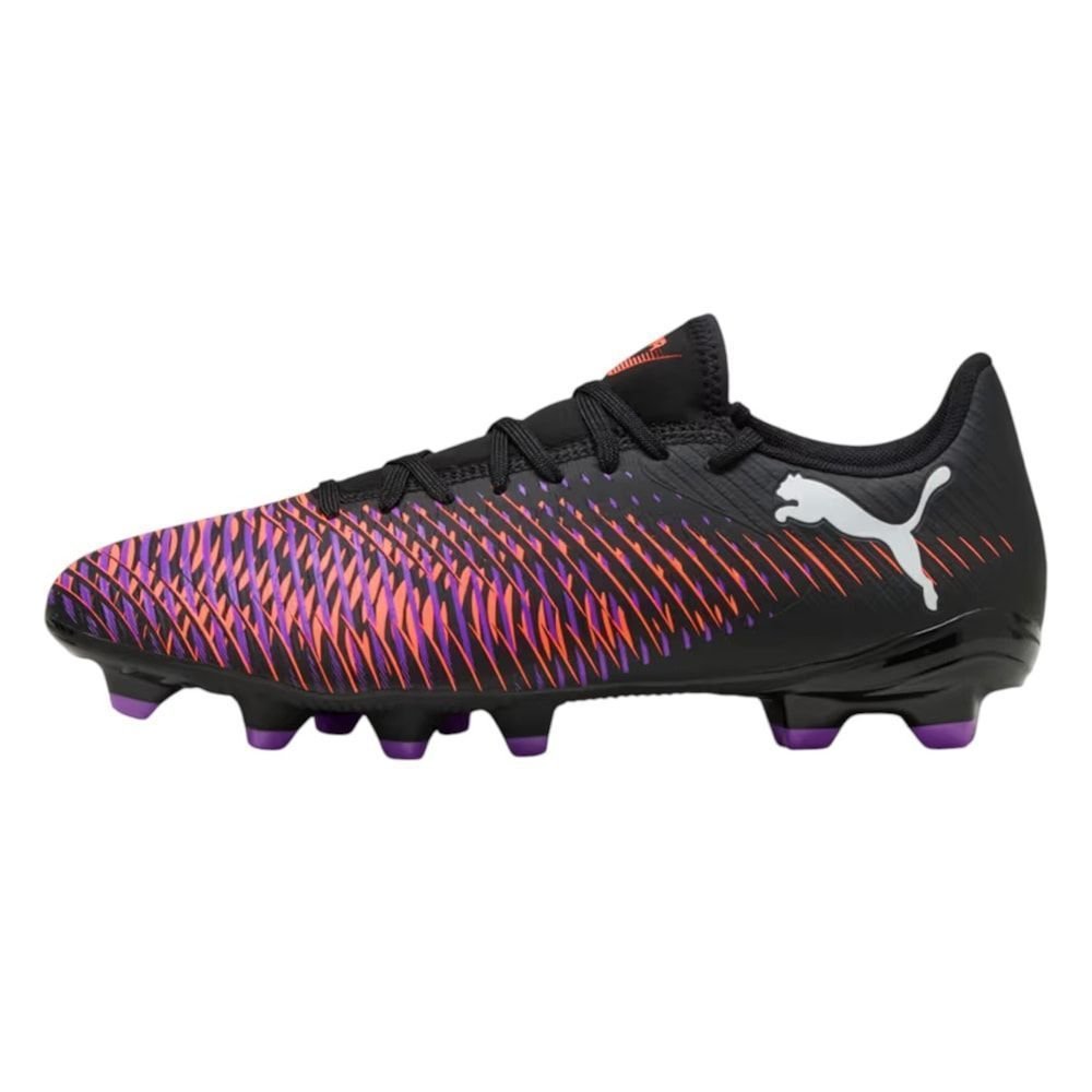 Chuteira Campo Puma Future 8 PLAY FG/AG Preto/Roxo