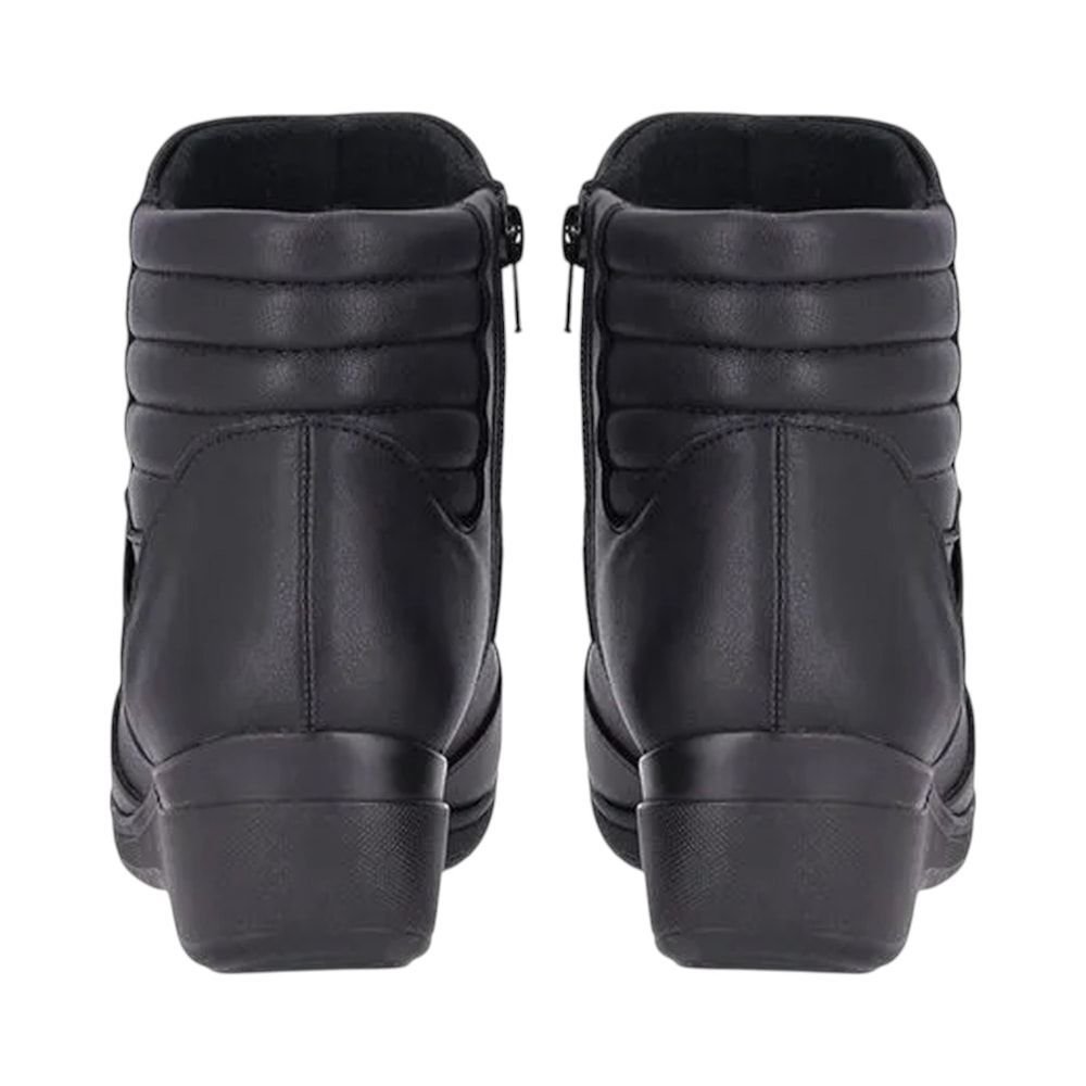 Bota Piccadilly Beth Cano Curto Feminina Preto 3