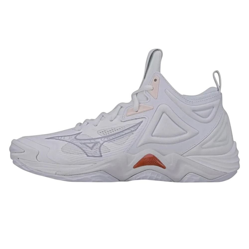 Tênis Mizuno Wave Momentum 3 Mid Unissex Branco 2