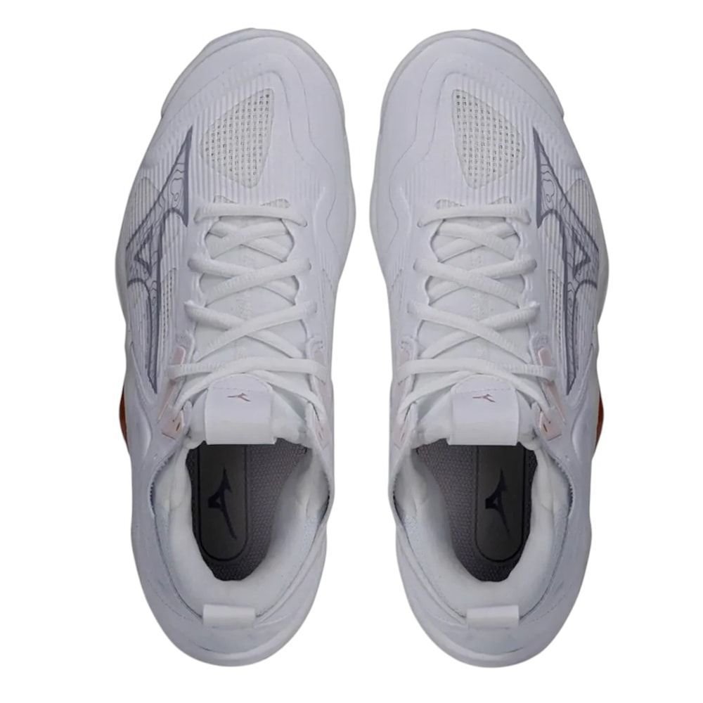 Tênis Mizuno Wave Momentum 3 Mid Unissex Branco 4