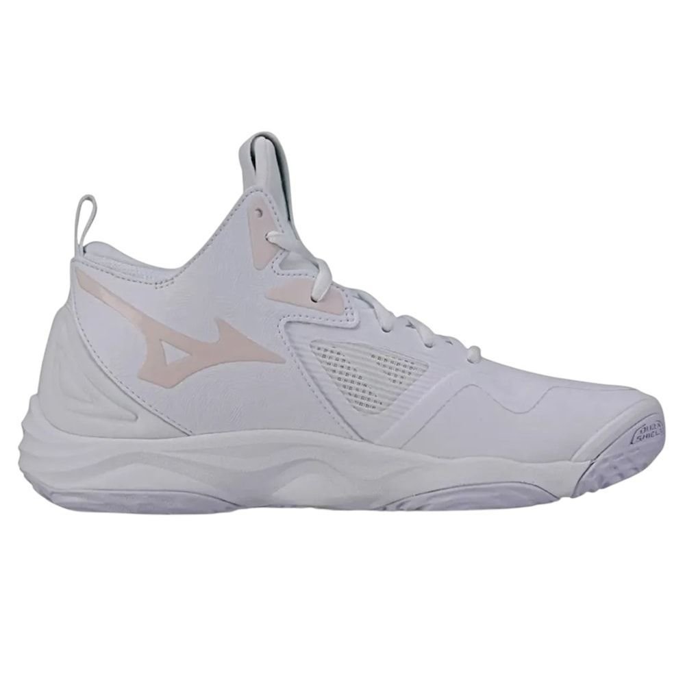Tênis Mizuno Wave Momentum 3 Mid Unissex Branco
