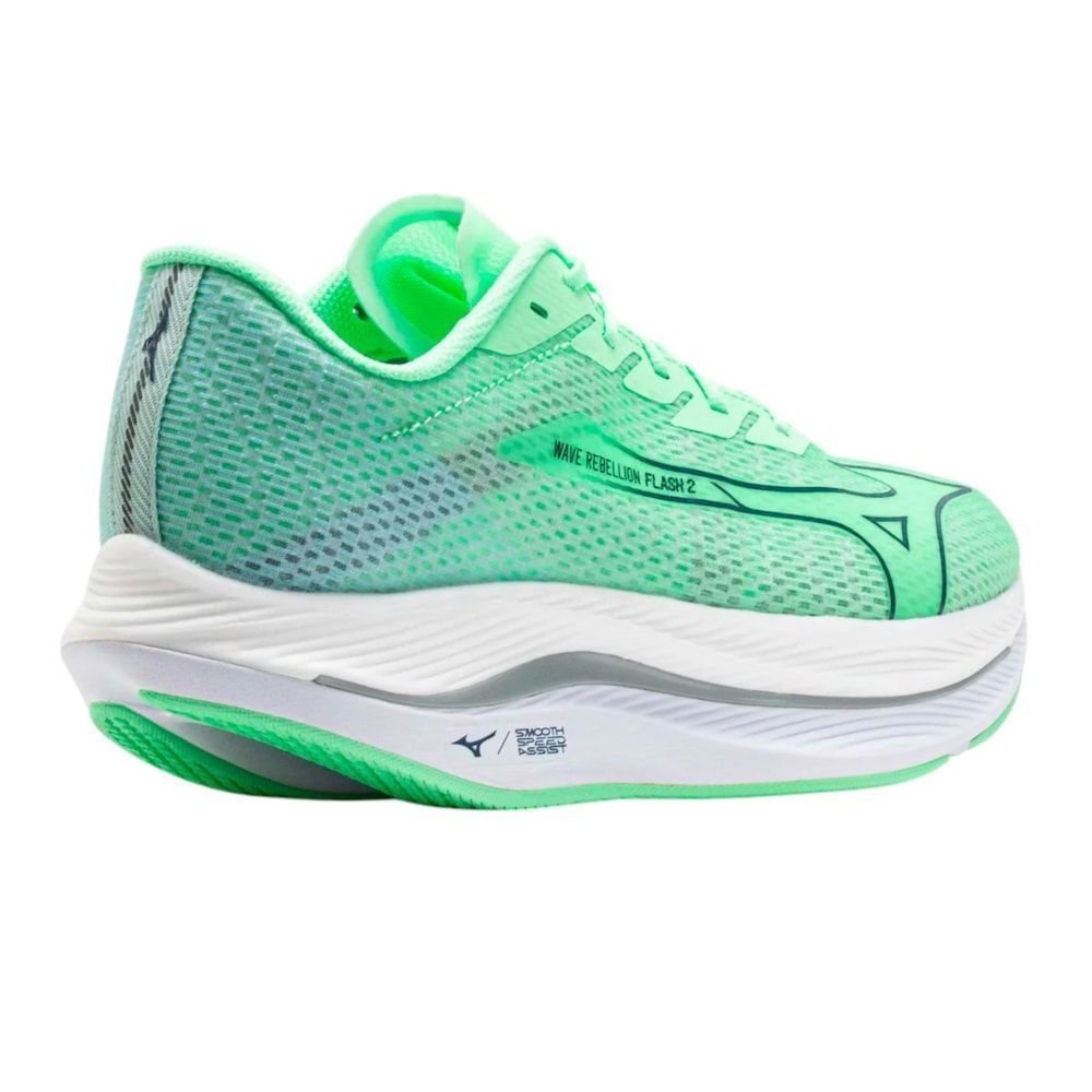 Tênis Mizuno Wave Rebellion Flash 2 Masculino Verde 4