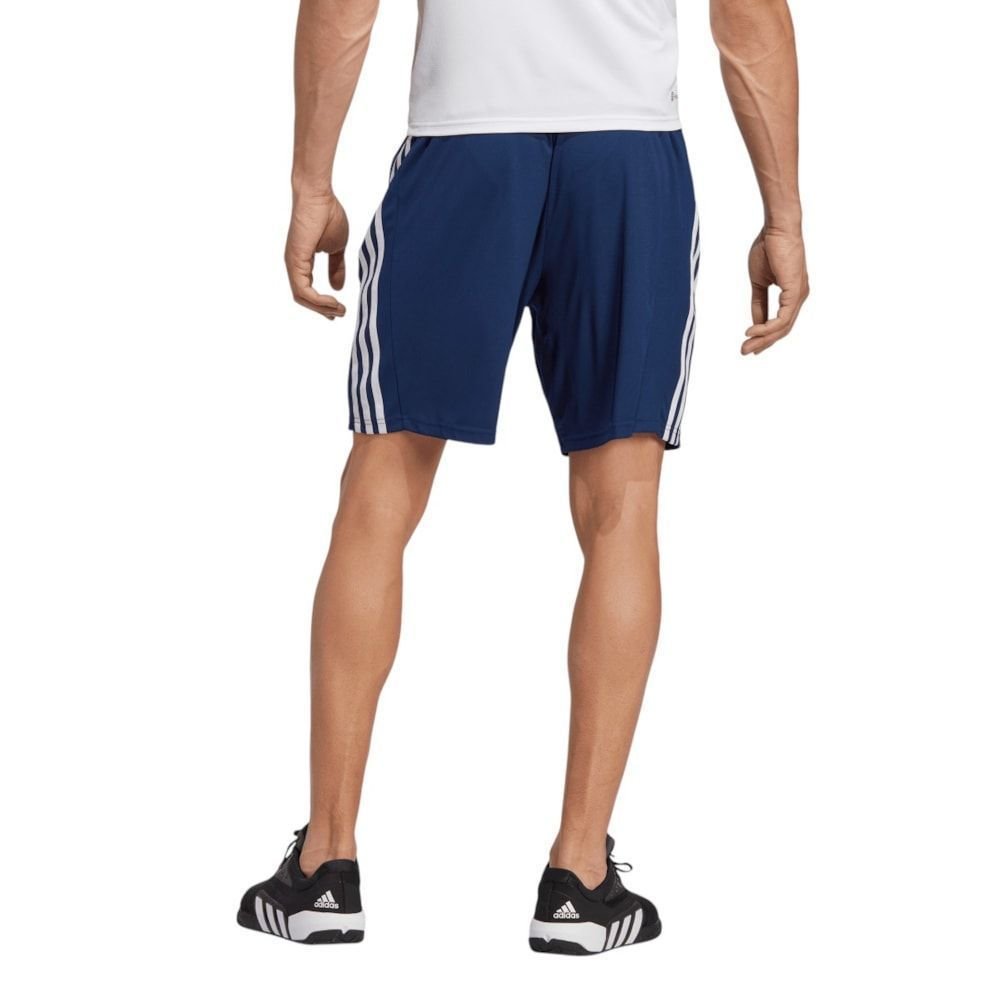 Bermuda Adidas Essentials 3 Stripes Masculina Azul 2