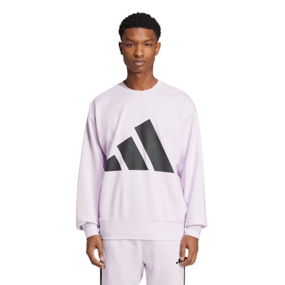 Moletom Adidas Essentials Big Logo Masculino Roxo