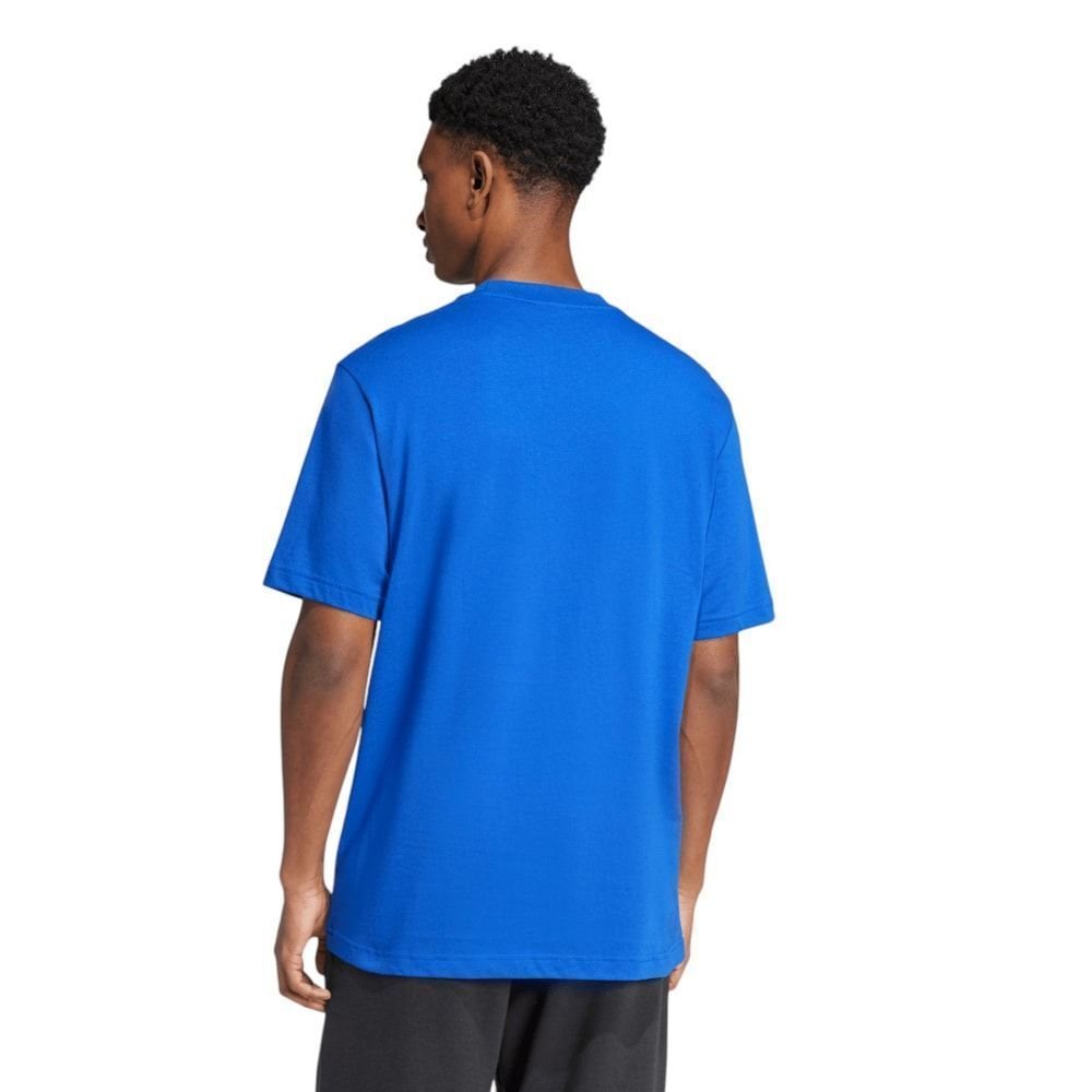 Camiseta Adidas Big Logo Masculina Azul 2