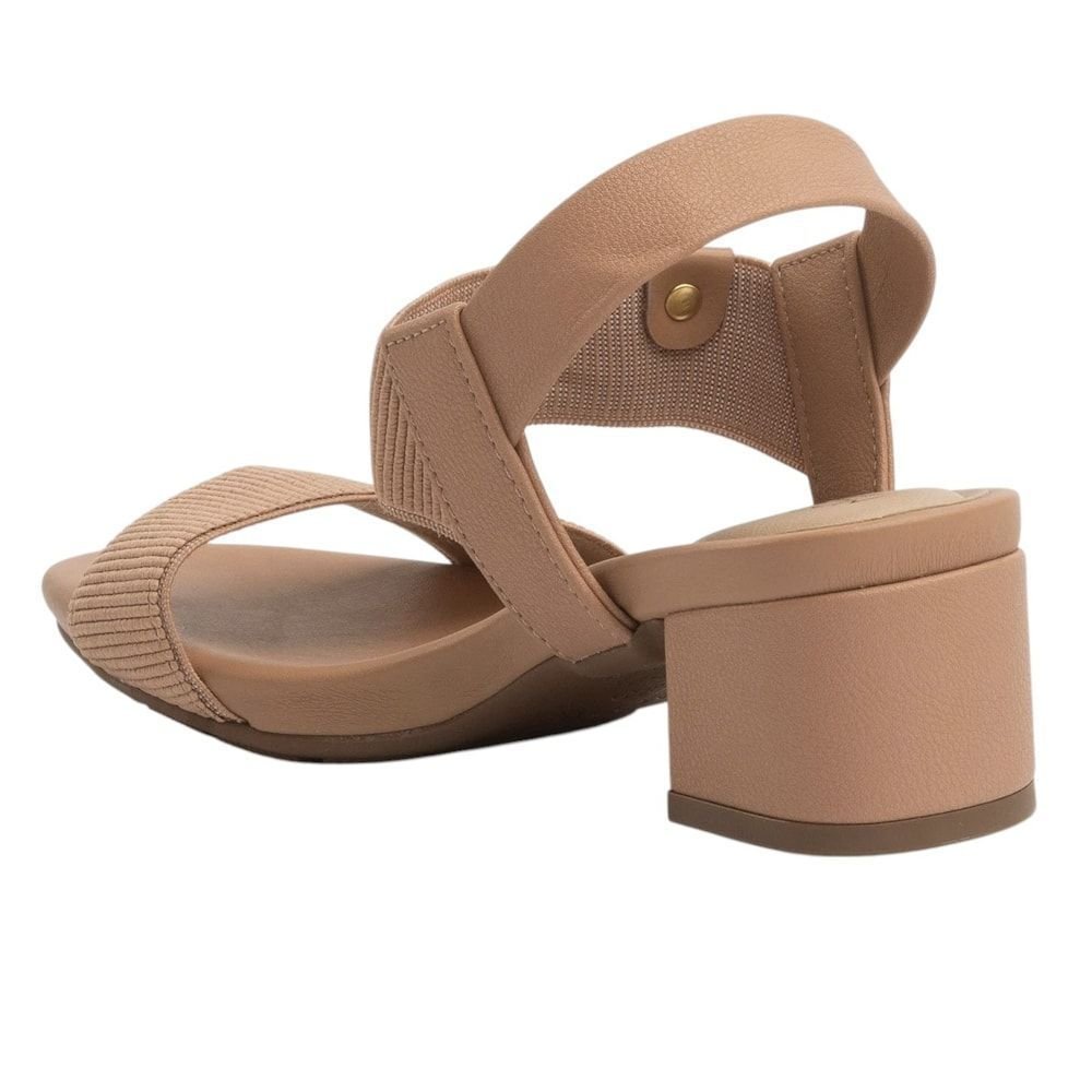 Sandália Modare Salto Bloco Feminina Marrom 3