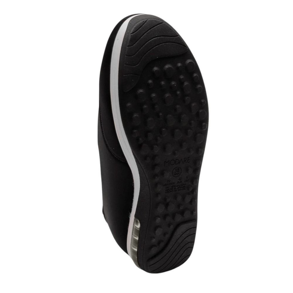 Tênis Modare Ultra Conforto Slip On Feminino Preto 4