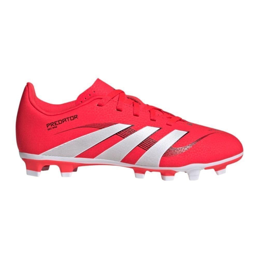 Chuteira Campo Adidas Predator Club FxG Jr Amarelo/Preto