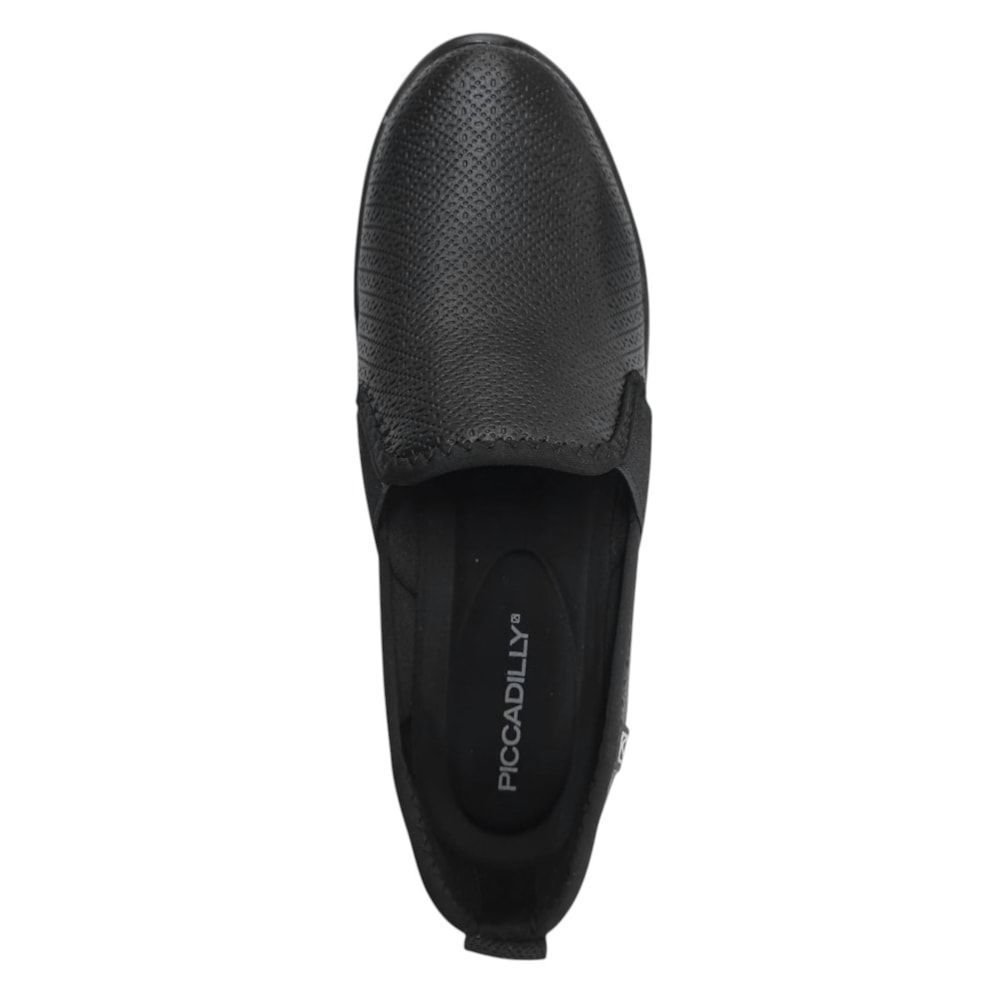 Tênis Piccadilly Fabi Rasteira Feminino Preto 5