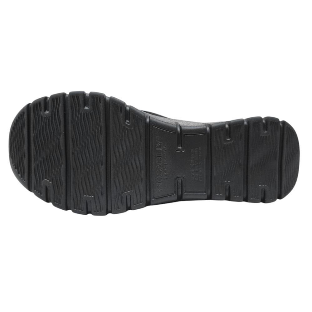 Tênis Piccadilly Fabi Rasteira Feminino Preto 6