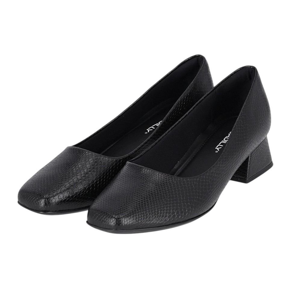 Sapato Piccadilly Tati Salto Médio Feminino Preto 3