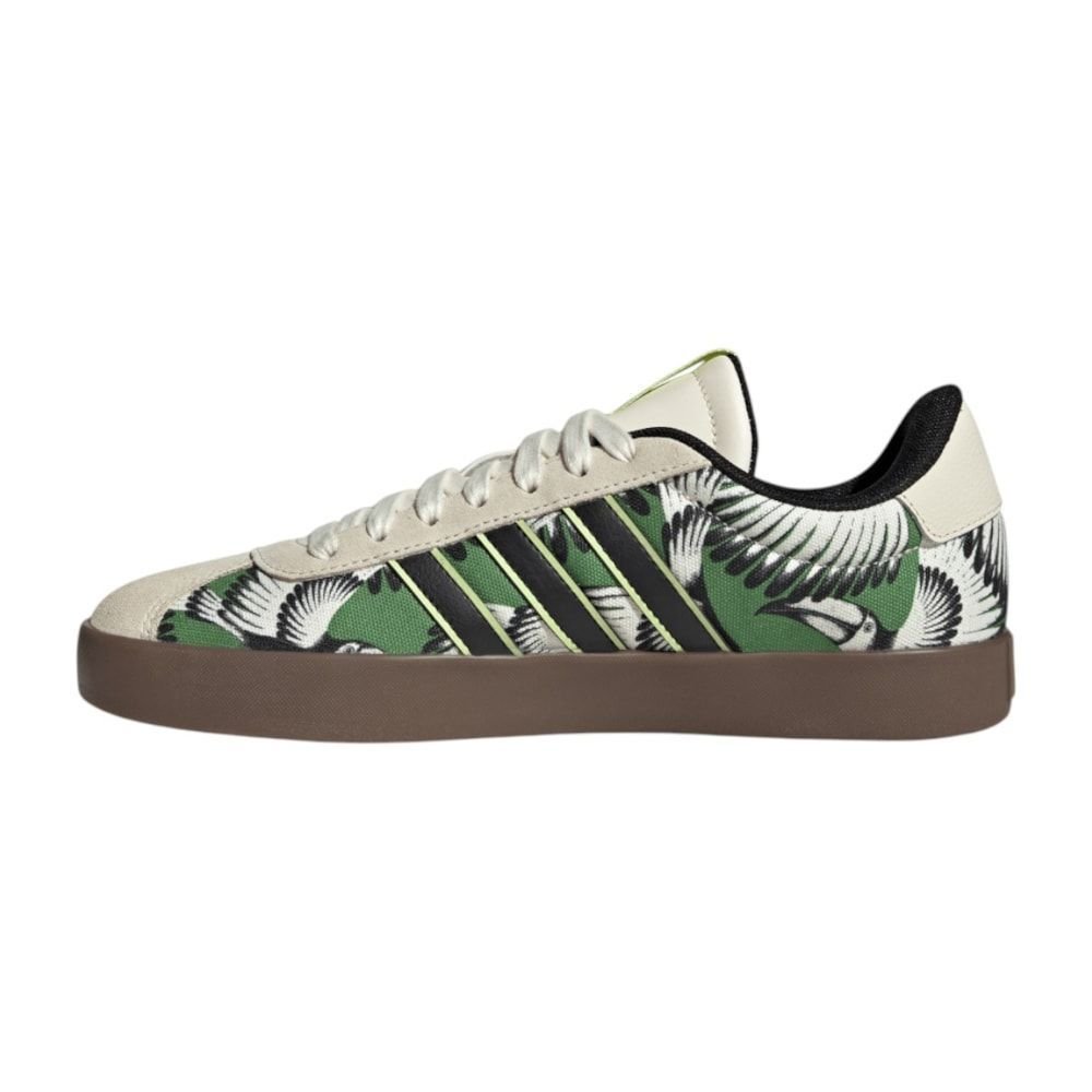 Tênis Adidas VL Court 3.0 Farm Rio Feminino Bege 2