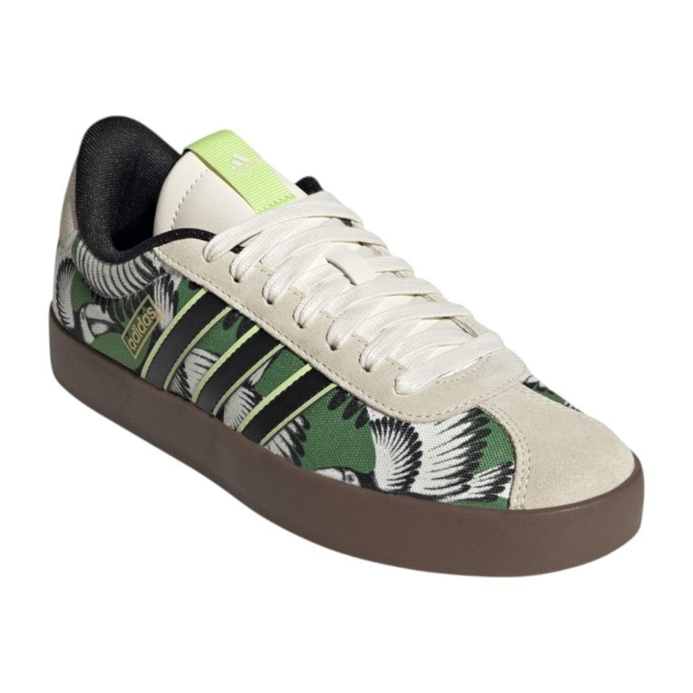 Tênis Adidas VL Court 3.0 Farm Rio Feminino Bege 3