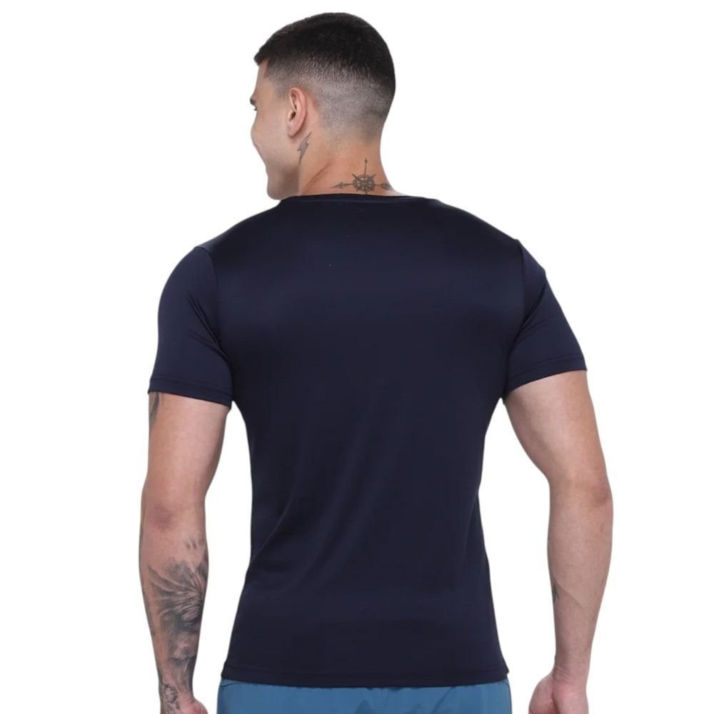 Camiseta Mizuno Run Spark Masculina Azul 2