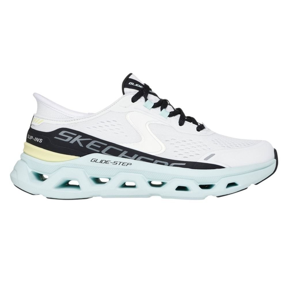 Tênis Feminino Skechers 150510 Slip-Ins Glide Step Altus Branco/Azul