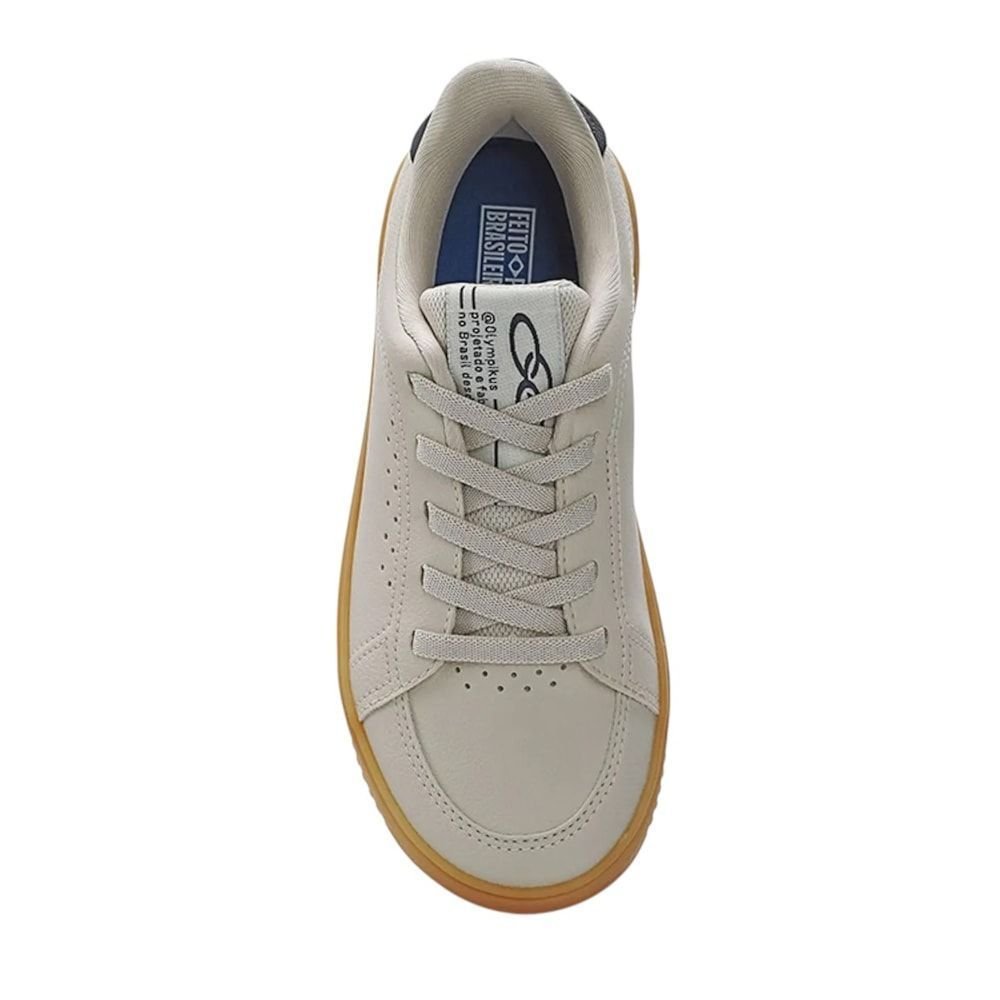 Tênis Olympikus Eros Infantil Bege 5