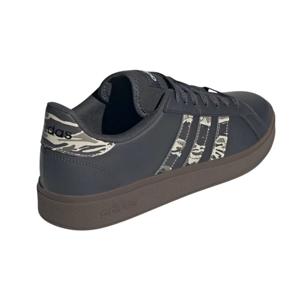 Tênis Adidas Grand Court Base 2.0 Masculino Grafite 4