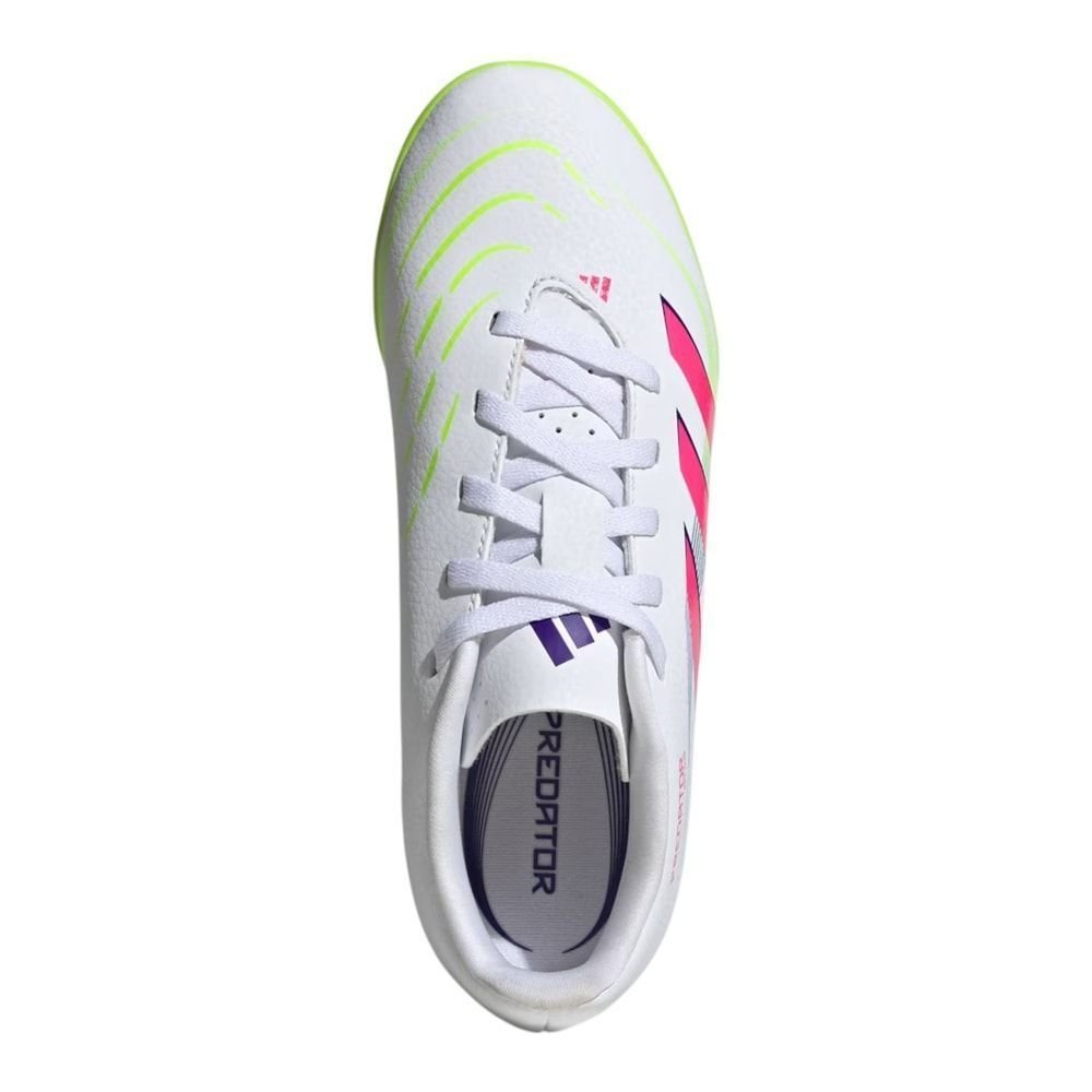 Chuteira Society Adidas Predator Club Infantil Branco 5