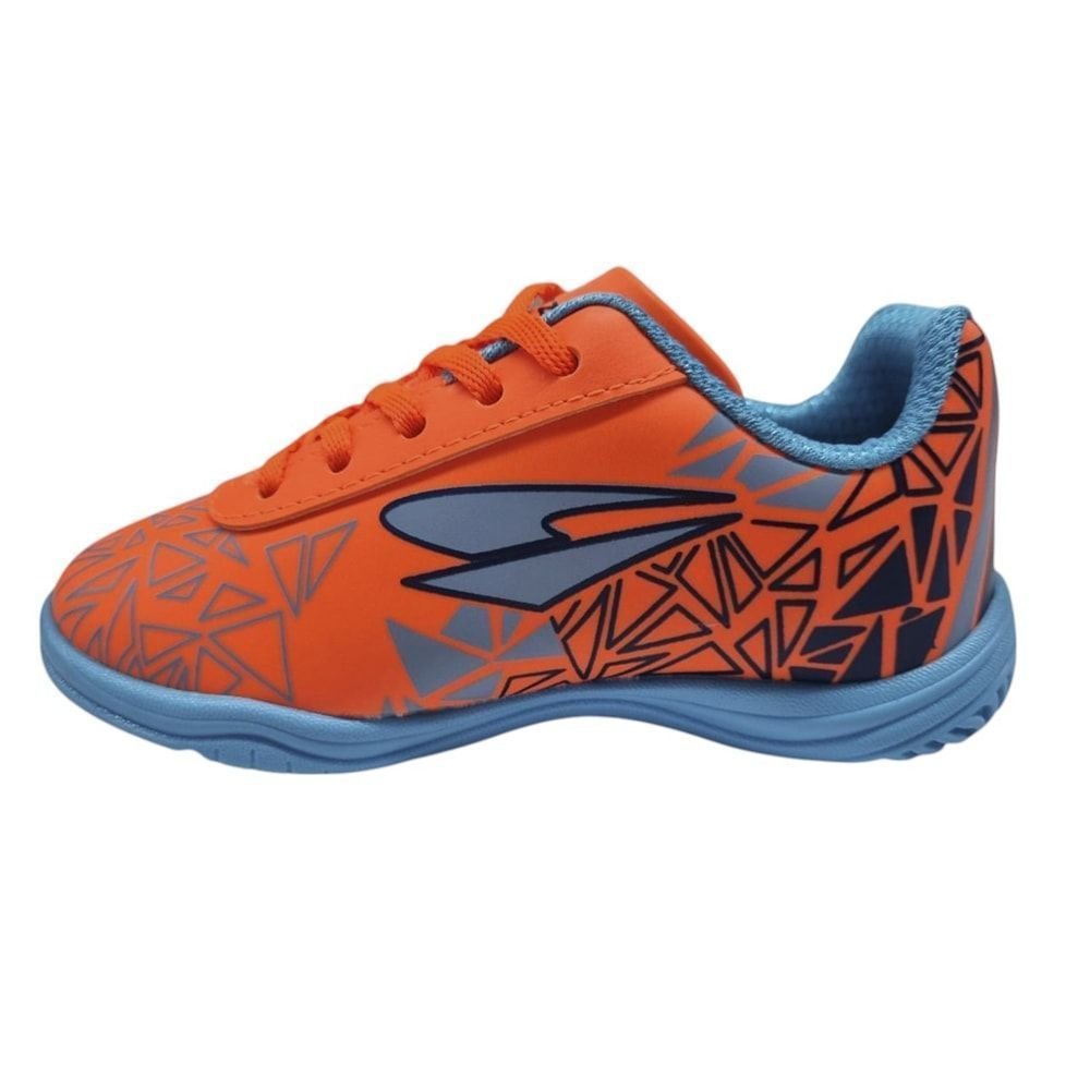 Chuteira Futsal Dray Drayzinho Infantil Laranja 2