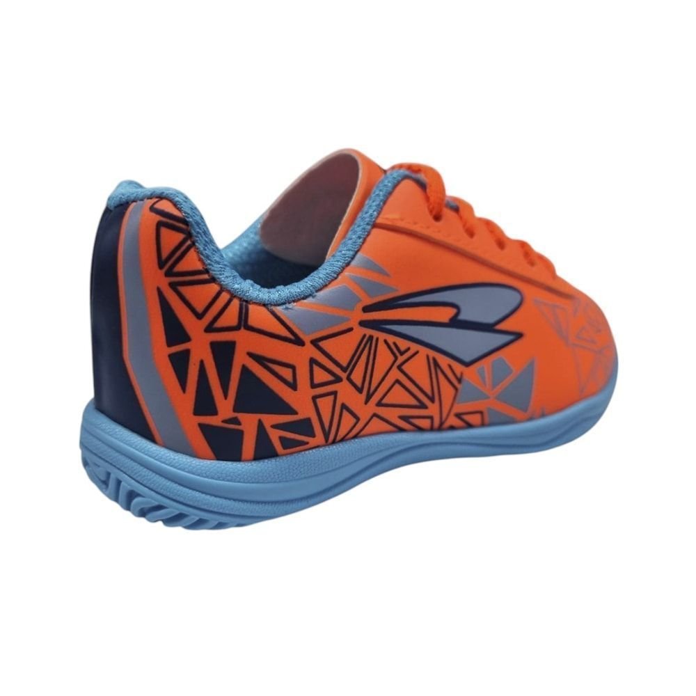 Chuteira Futsal Dray Drayzinho Infantil Laranja 3