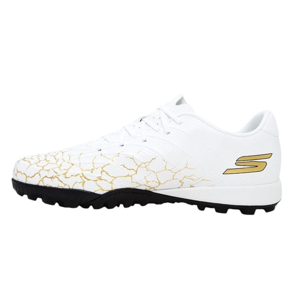 Chuteira Society Skechers Gold TF Branco 2