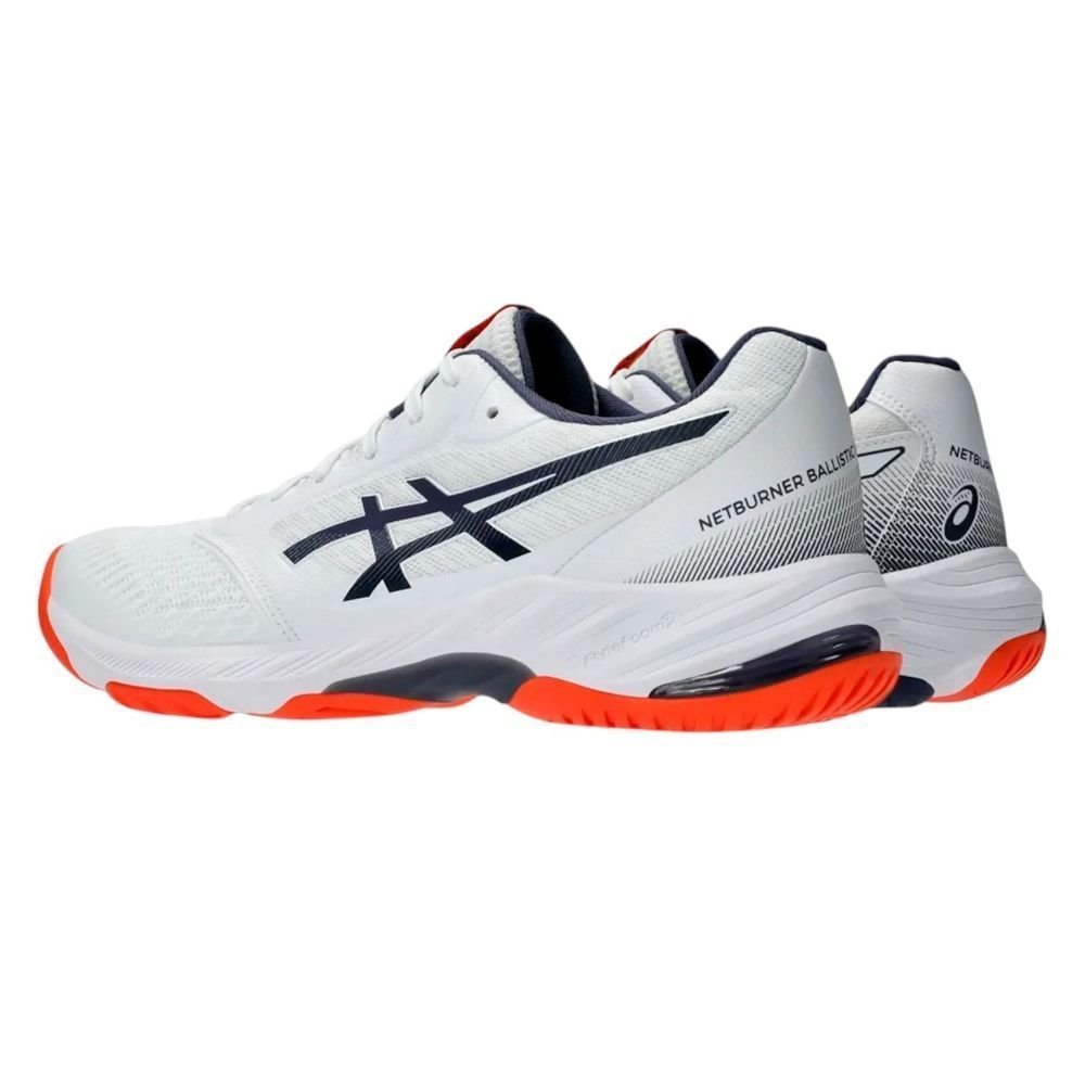 Tênis Asics Netburner Ballistic FF 3 Masculino Branco 3