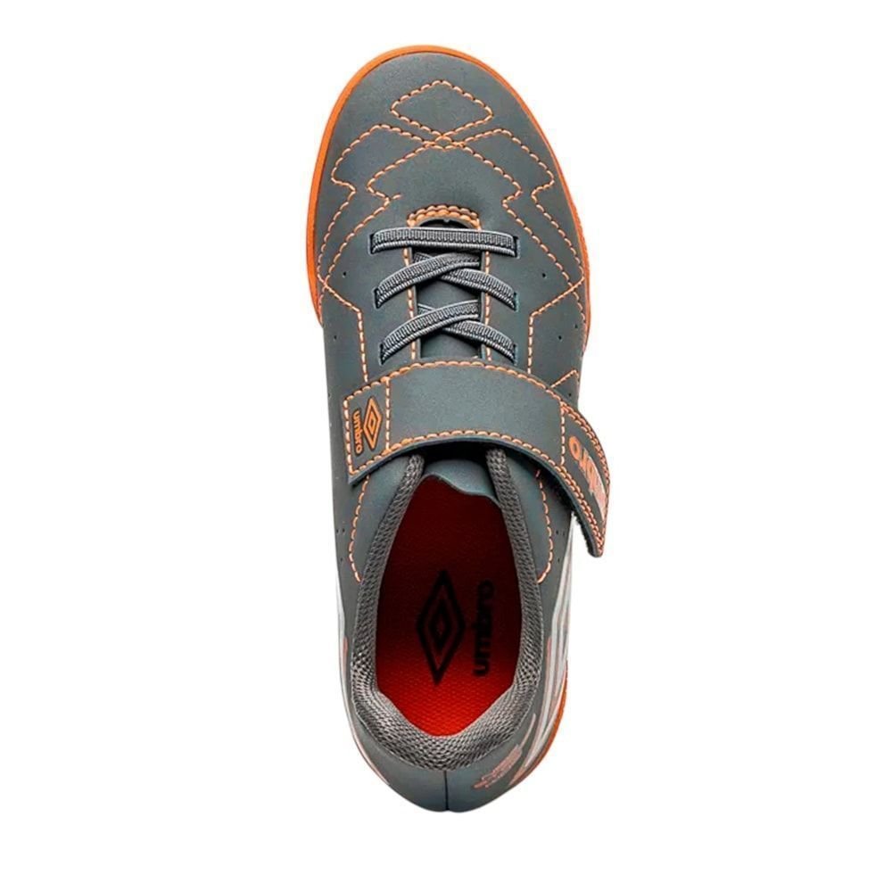 Chuteira Futsal Umbro Neo Striker Infantil Cinza 5