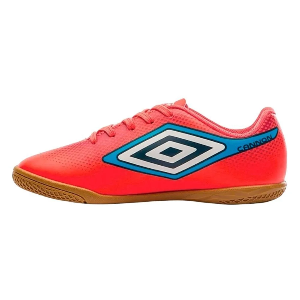 Chuteira Futsal Umbro Cannon Infantil Laranja 2