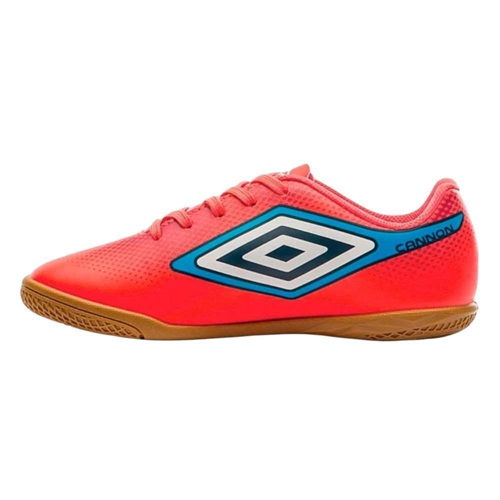 Chuteira Futsal Umbro Cannon Infantil Laranja 2