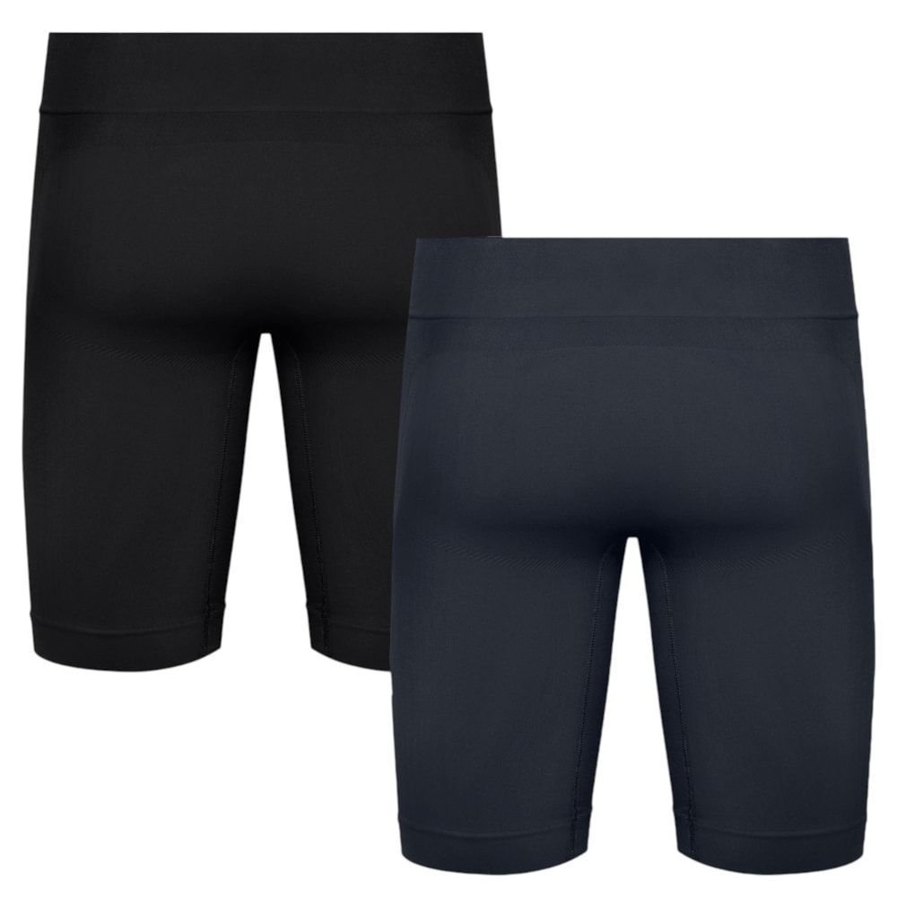 Kit 2 Bermudas Térmicas Puma Long Boxer Masculina Cinza 2