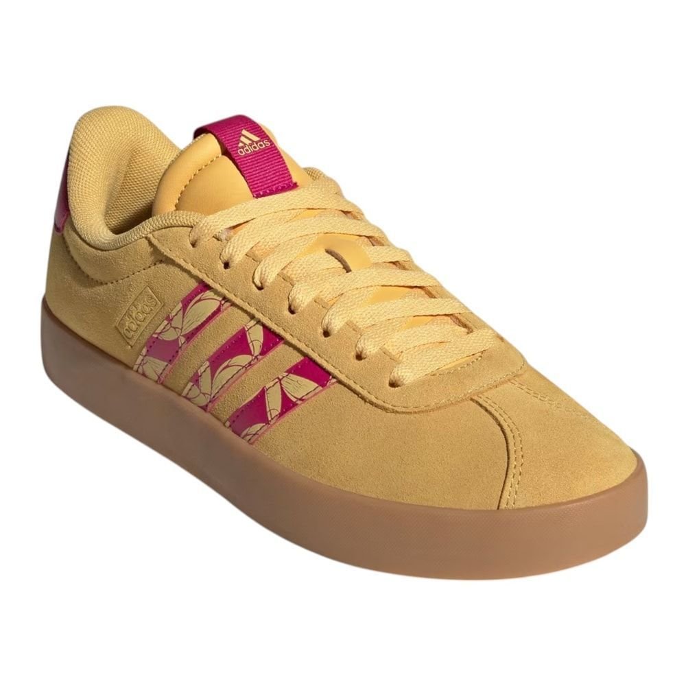 Tênis Adidas VL Court Farm 3.0 Feminino Amarelo 3