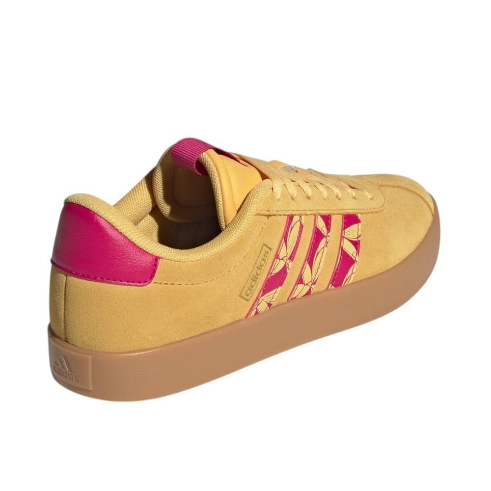 Tênis Adidas VL Court Farm 3.0 Feminino Amarelo 4