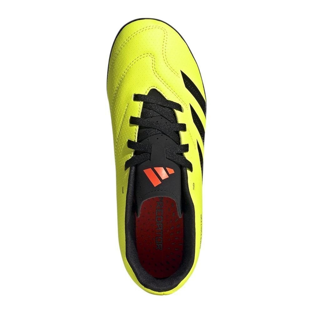 Chuteira Society Adidas Predator Club Infantil Amarelo/Preto 5
