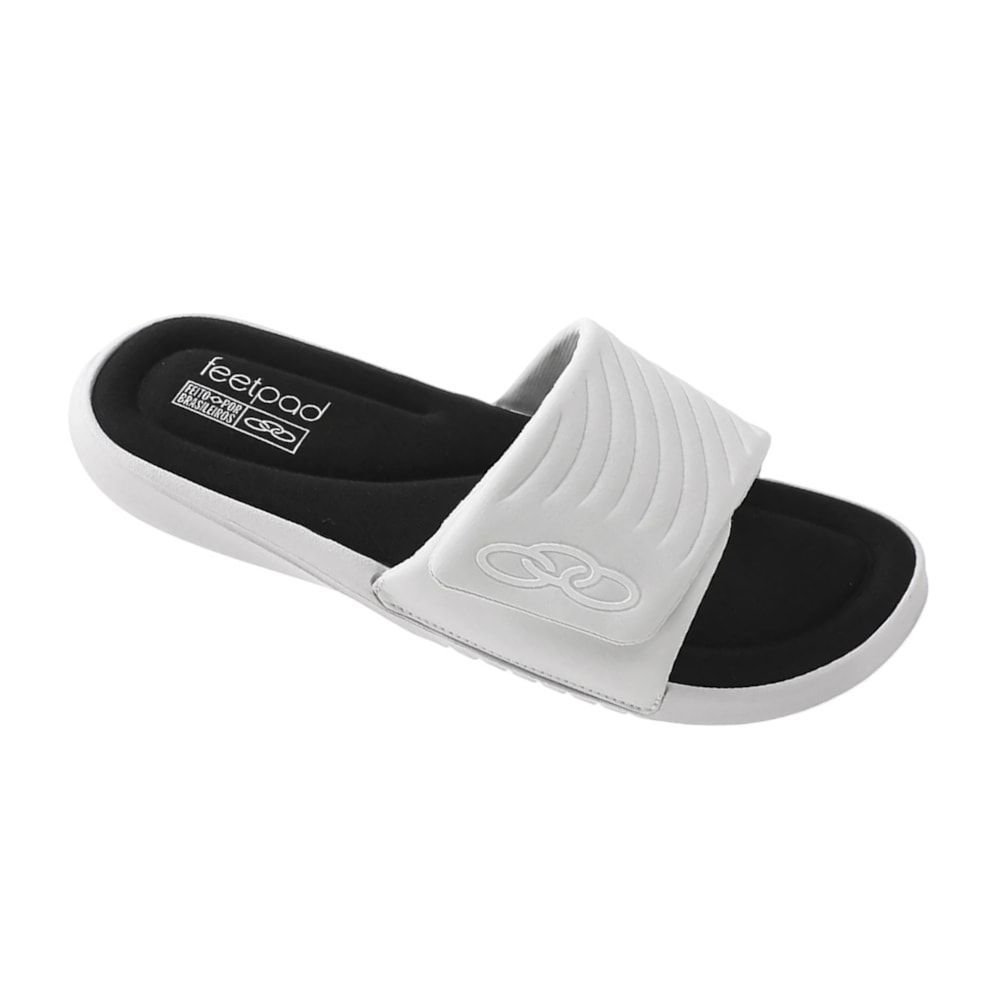Chinelo Olympikus Melbourne 2 Unissex Branco 3