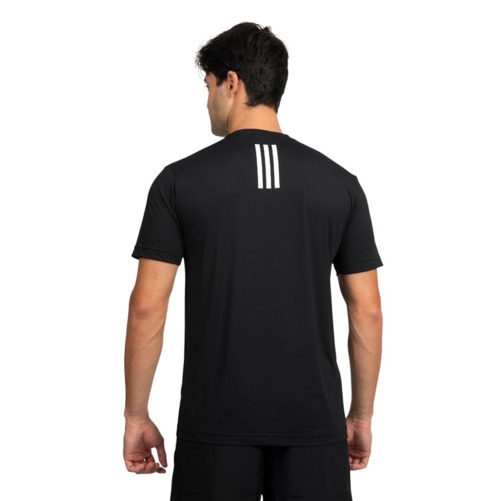 Camiseta Adidas Own The Run Masculina Preto 2