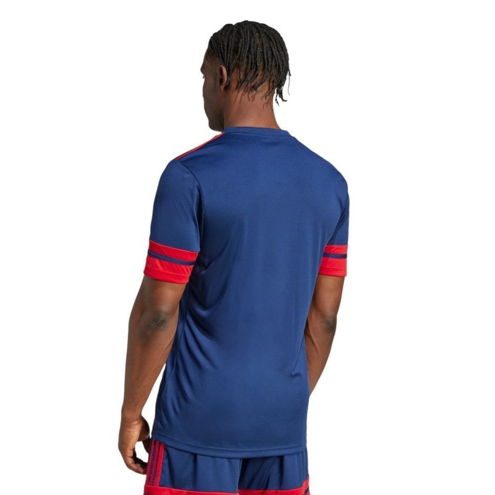 Camiseta Adidas Squadra 25 Masculina Marinho/Vermelho 2