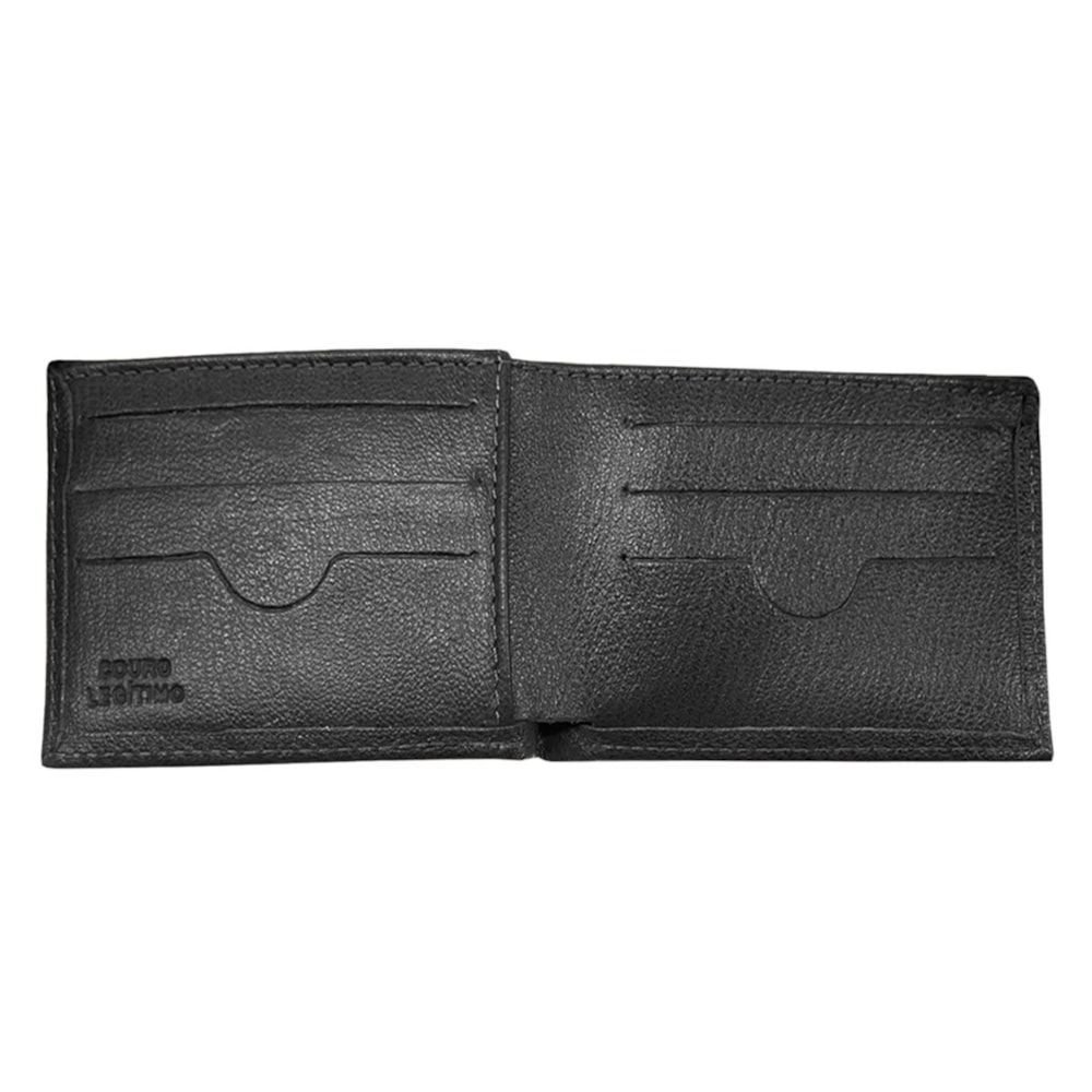 Carteira Oxddi Couro Masculina Preto 2