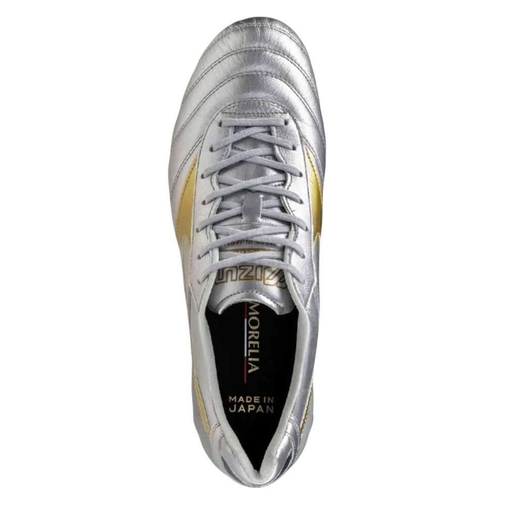 Chuteira Campo Mizuno Morelia Dna Japan Prata 4
