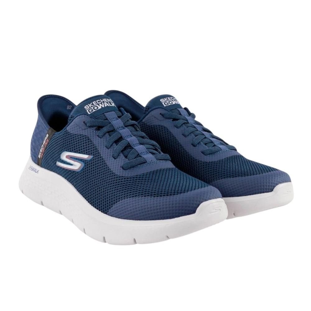 Tênis Skechers Go Walk Flex Hands Up Masculino Marinho 3