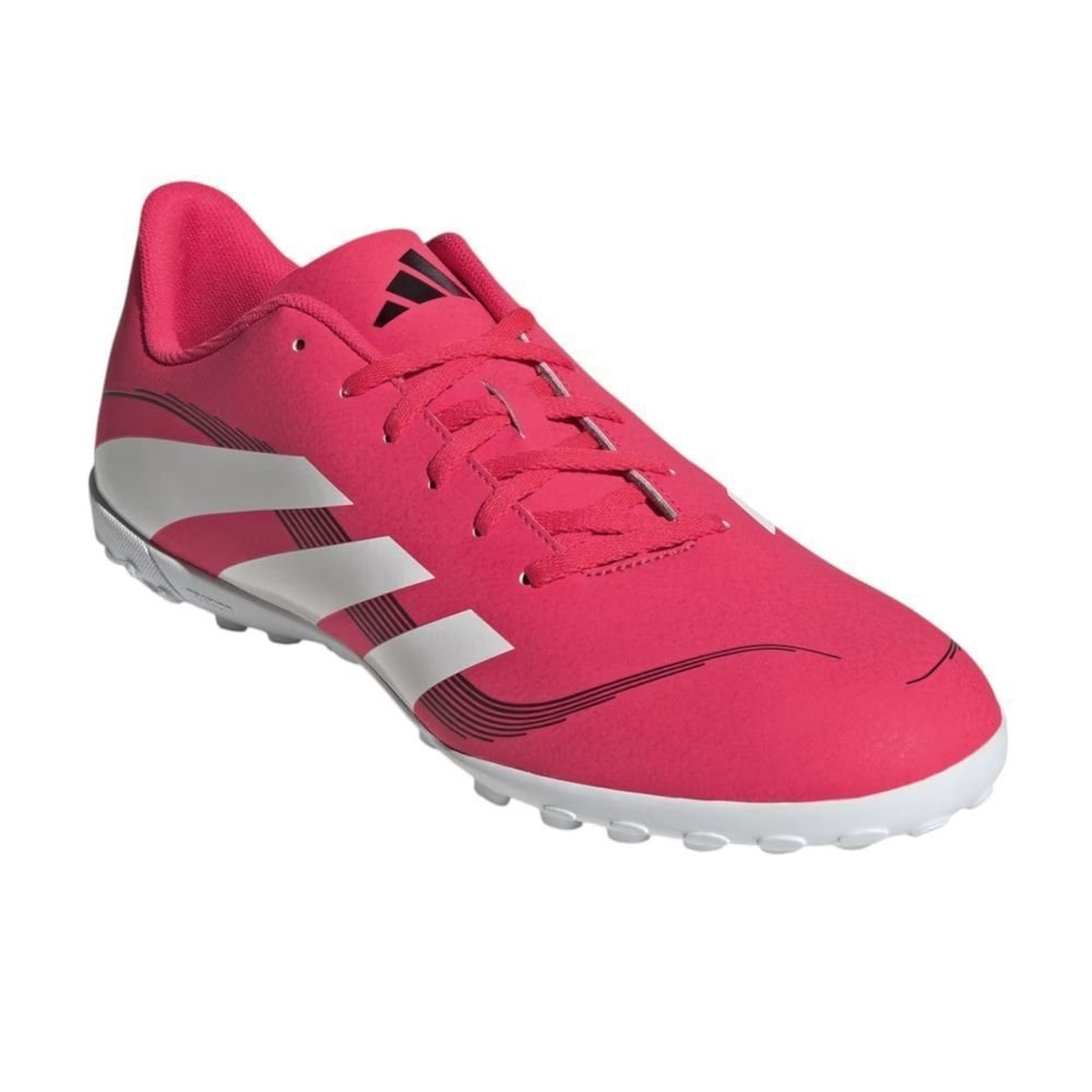 Chuteira Society Adidas Predator 25 Essentials Infantil Rosa 3