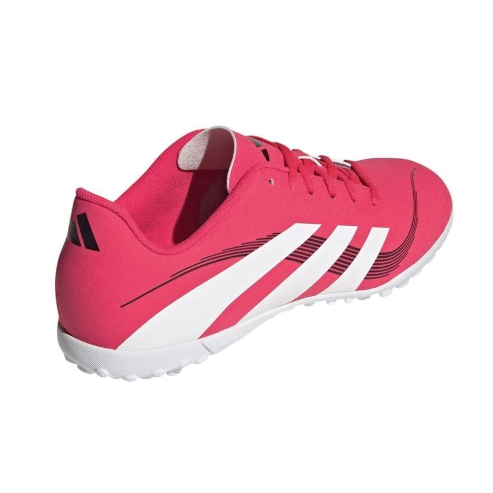 Chuteira Society Adidas Predator 25 Essentials Infantil Rosa 4