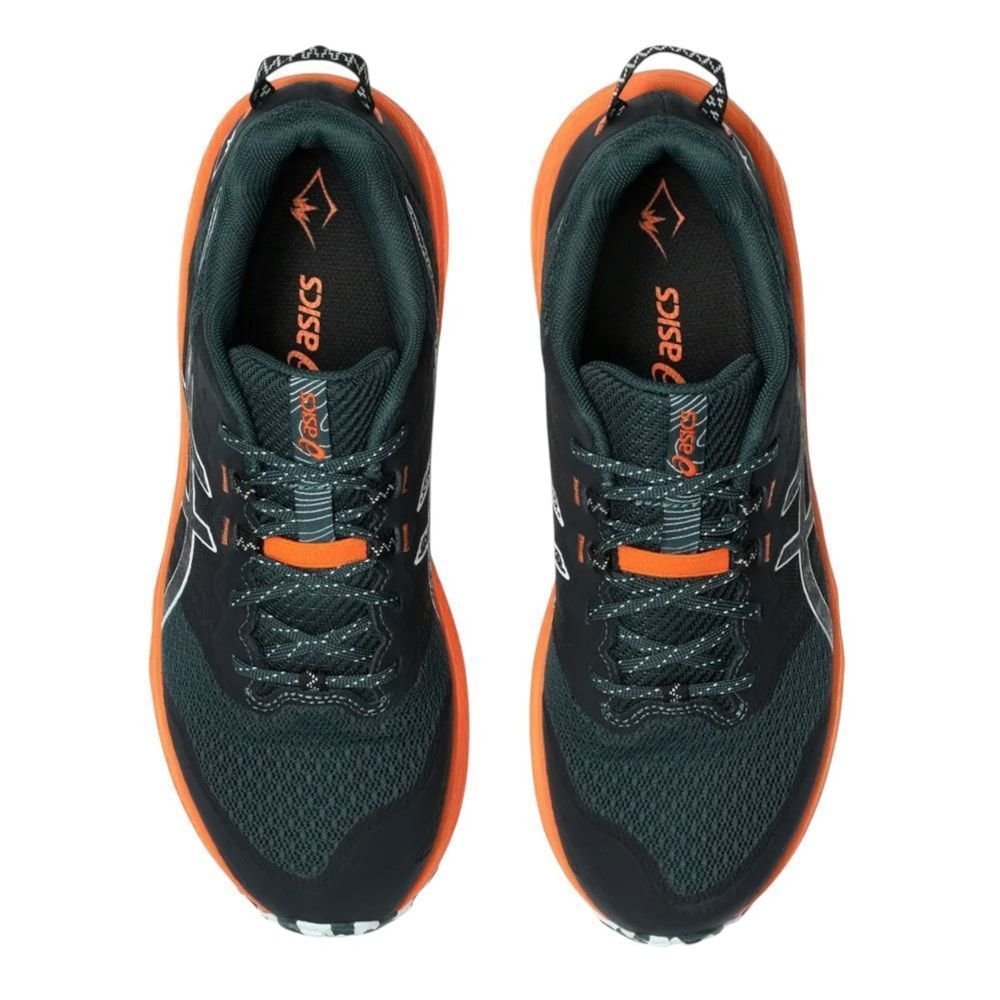 Tênis Asics Trabuco Terra 2 Masculino Verde/Laranja 4