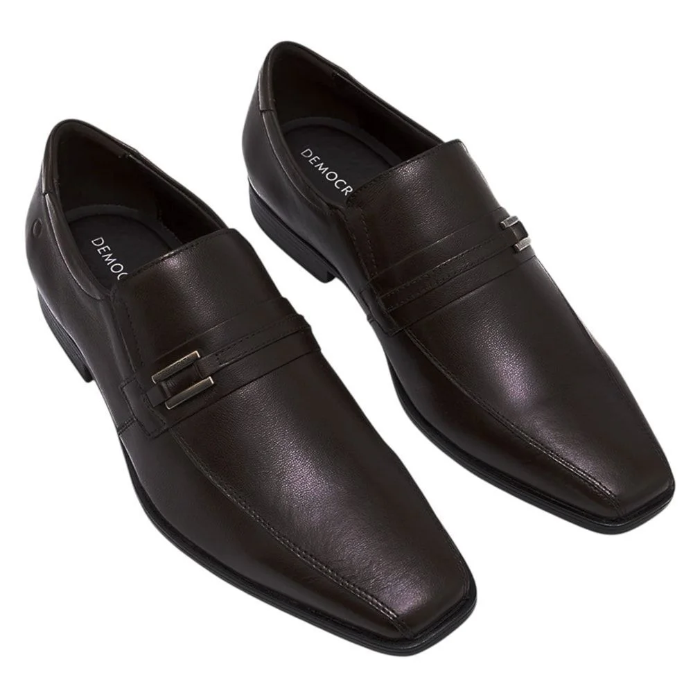 Sapato Democrata Metropolitan Prime Masculino Marrom 2