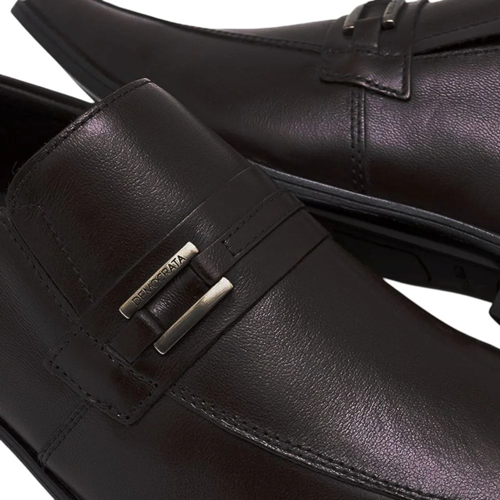Sapato Democrata Metropolitan Prime Masculino Marrom 3