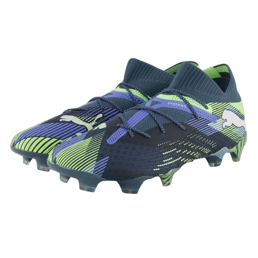 Chuteira Campo Puma Future 7 Ultimate FG/AG Verde/Azul 2