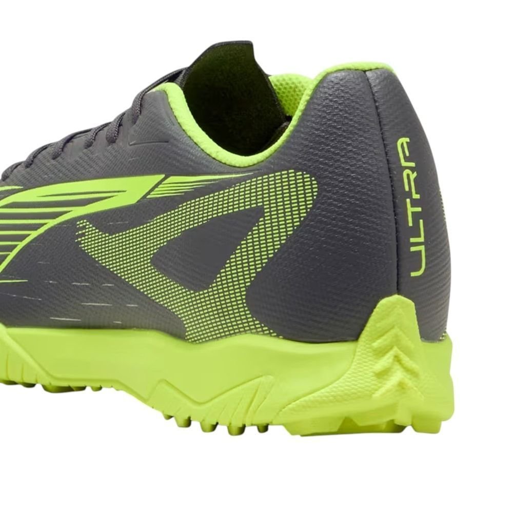 Chuteira Society Puma Ultra 5 Play TT Infantil Verde/Cinza 4